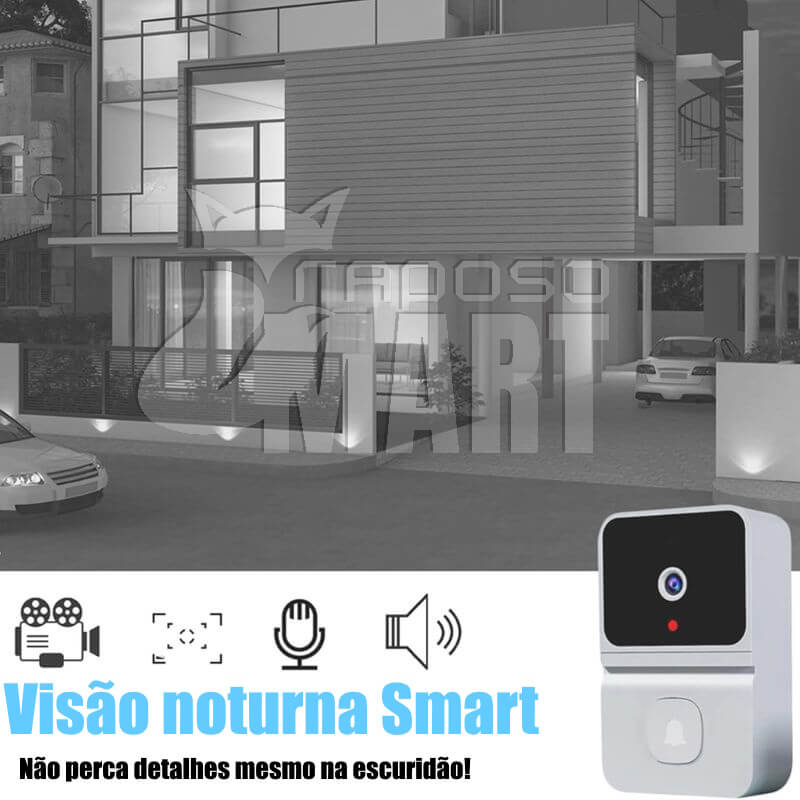 Campainha de vídeo inteligente Wi-Fi - Raposo
