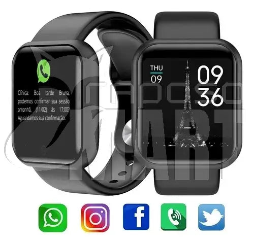 Kit Especial Smartwatch D20 + Fone de Ouvido Bluetooth I-12 - Raposo
