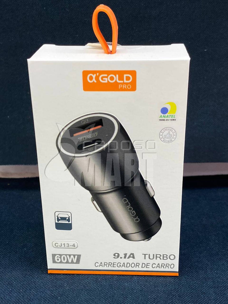 Carregador de Carro 60W - Raposo