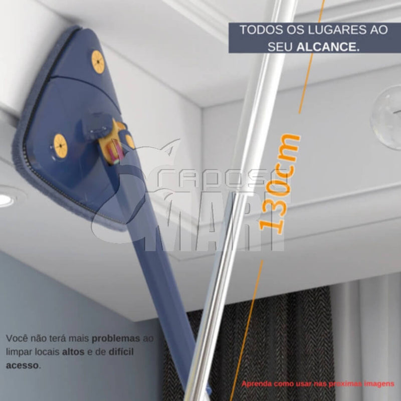 Esfregão Mop Triangular 360° - Raposo