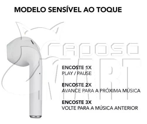 Fone De Ouvido Bluetooth I-12 - Raposo