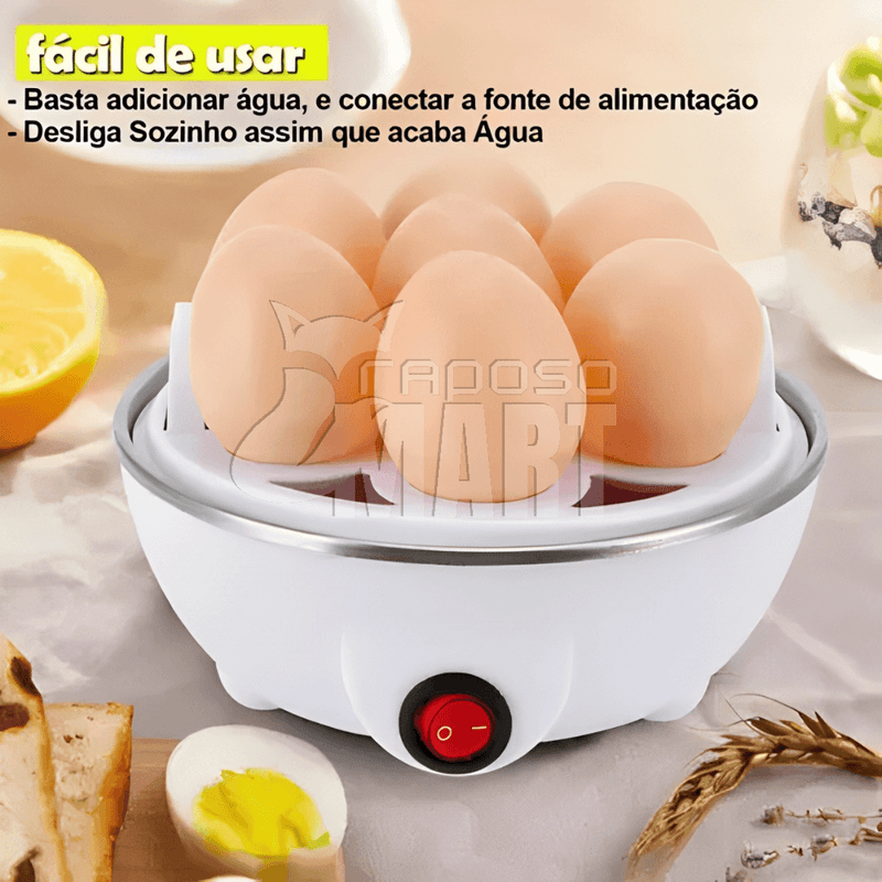 Cozedor de Ovos Elétrico Multifuncional - Raposo